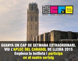 Ganador del sorteo realizado este fin de semana en el «Mercat de Escapades» en Barcelona del Fin de Semana Extraordinario vive la «APLEC DEL CARAGOL» de Lleida 2015
