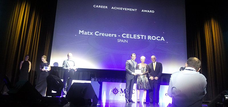 Nuestra agencia patrocinadora VIAJES ILTRIDA recibe dos premios ALL STAR, de MSC Cruceros